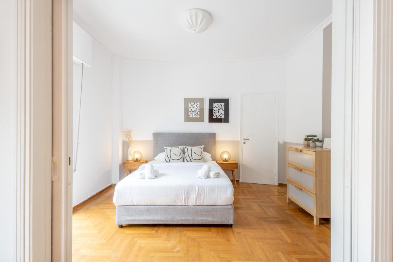 Spacious High-Ceiling 2-Bedroom By Acropolis Museum Athene Buitenkant foto
